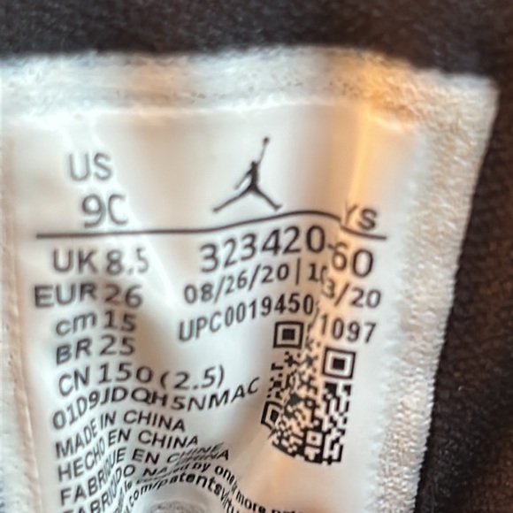 Air Jordan 6 Rings Sneakers Size 9 Child - Picture 7 of 10